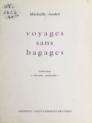 cover image of Voyages sans bagages